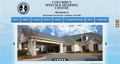 Desktop Screenshot of columbusspeechandhearingcenter.com